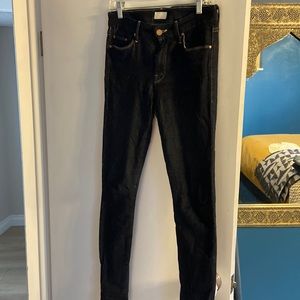 Mother sz 27 The Looker high waist skinny dark wash